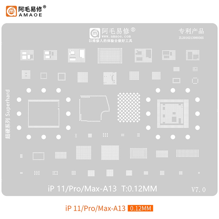 Khuôn Hàn Nhiệt Bằng Thép Không Gỉ Cho 6 6Plus 6S 6SP 7 7P 8 8P X XS MAX XR 11 12 13 PRO MAX