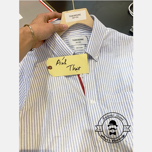 Sơ mi Thom Browne Kẻ Viền Trong