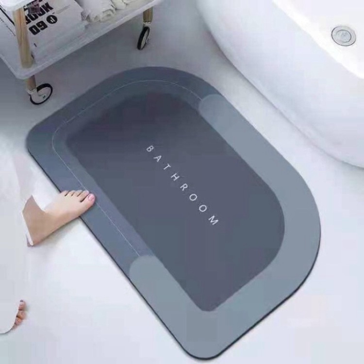 Thảm lau chân nhà tắm silicon hút nước, chống trượt nhà tắm