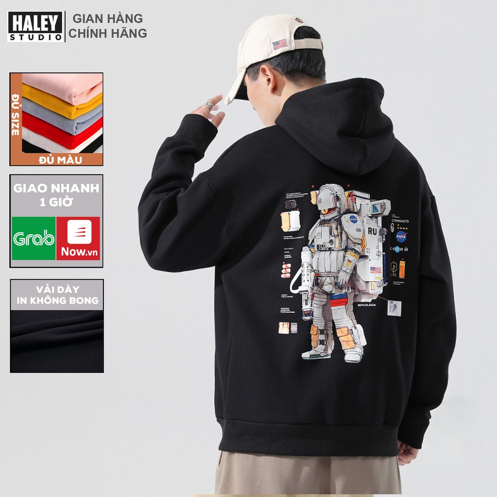 Áo Hoodie nam Phi Hành Gia Nasa phong cách Hàn Quốc cá tính, Chất Nỉ Dày Dặn Ấm Áp mã HD110 - Quà tặng ngẫu nhiên | BigBuy360 - bigbuy360.vn