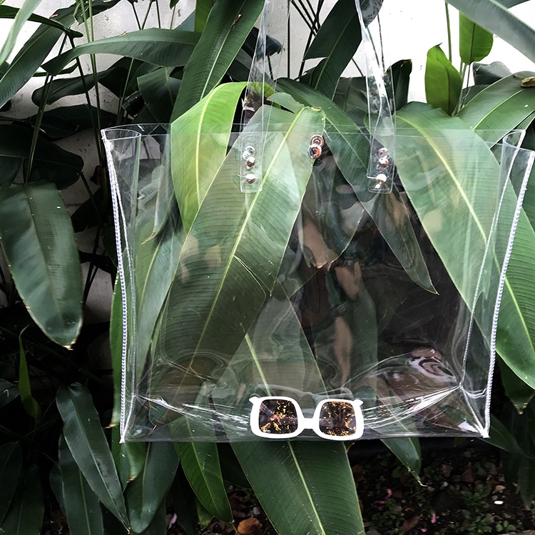 Túi nhựa PVC trong suốt in chữ cá tính IELGY
