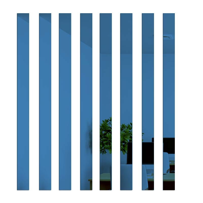 10 Sticker Gương Dán Tường 5x20cm