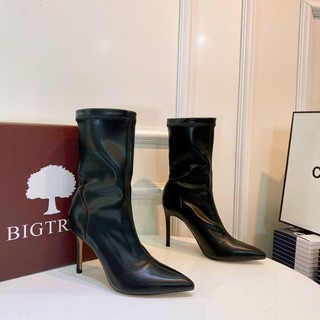 Boots da lửng gót nhọn cao cấp Fullbox
