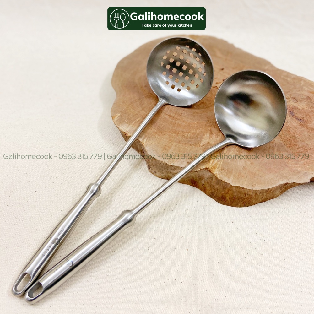 Muôi Vá canh SSGP inox 304 ăn lẩu cao cấp tiêu chuẩn xuất khẩu Đức | Galihomecook