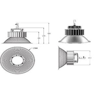 ĐÈN LED Hibay 200W Chip Led + NGUỒN Philips