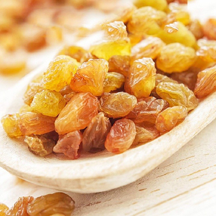 Nho khô vàng Ấn Độ loại 1(không đường) 500G