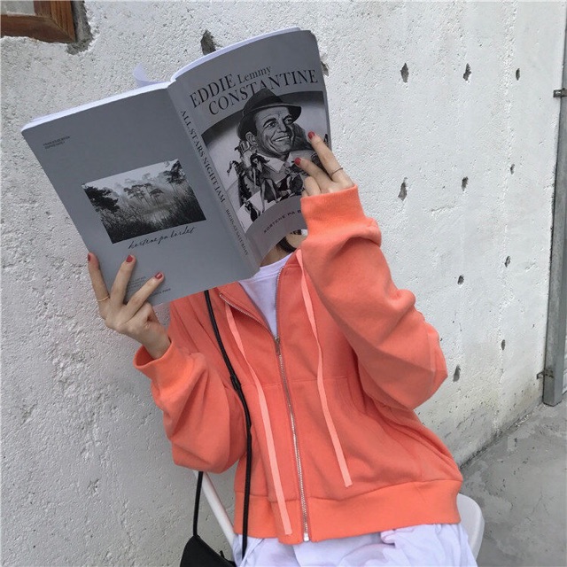 [Mã FATHANG5 giảm 10K đơn 50K]  Áo khoác nỉ dáng ngắn style korea | BigBuy360 - bigbuy360.vn