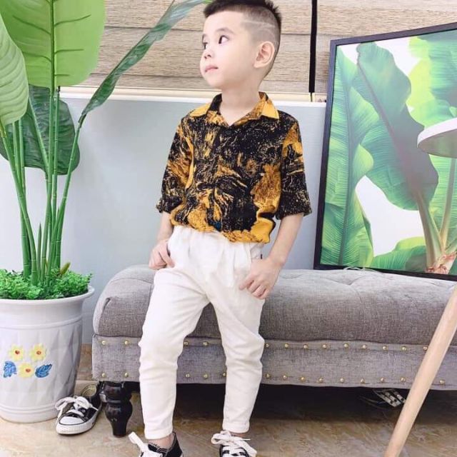 Quần kaki bé trai