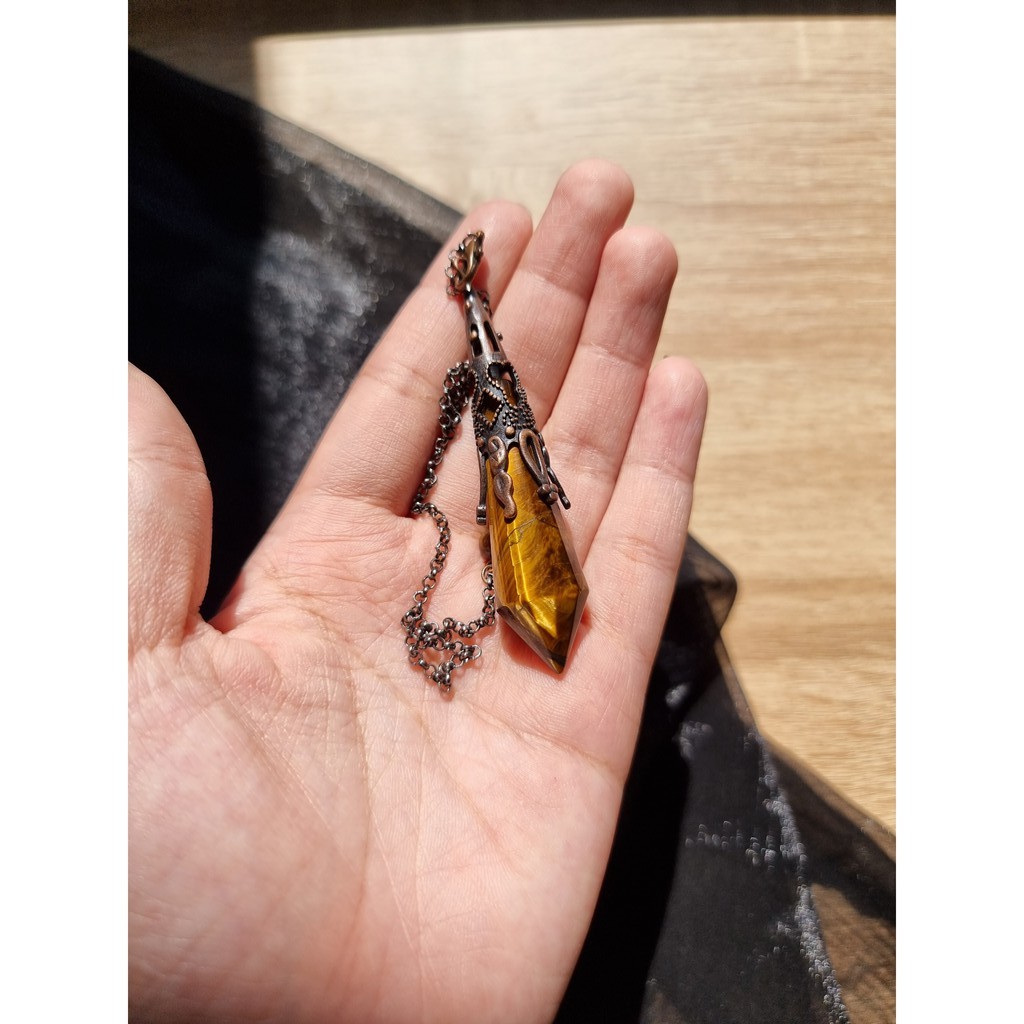 Con lắc cảm xạ đá thach anh, dùng trong Tarot, cảm xạ học, Reiki, phong thủy, đo năng lượng, chỉ số bovis