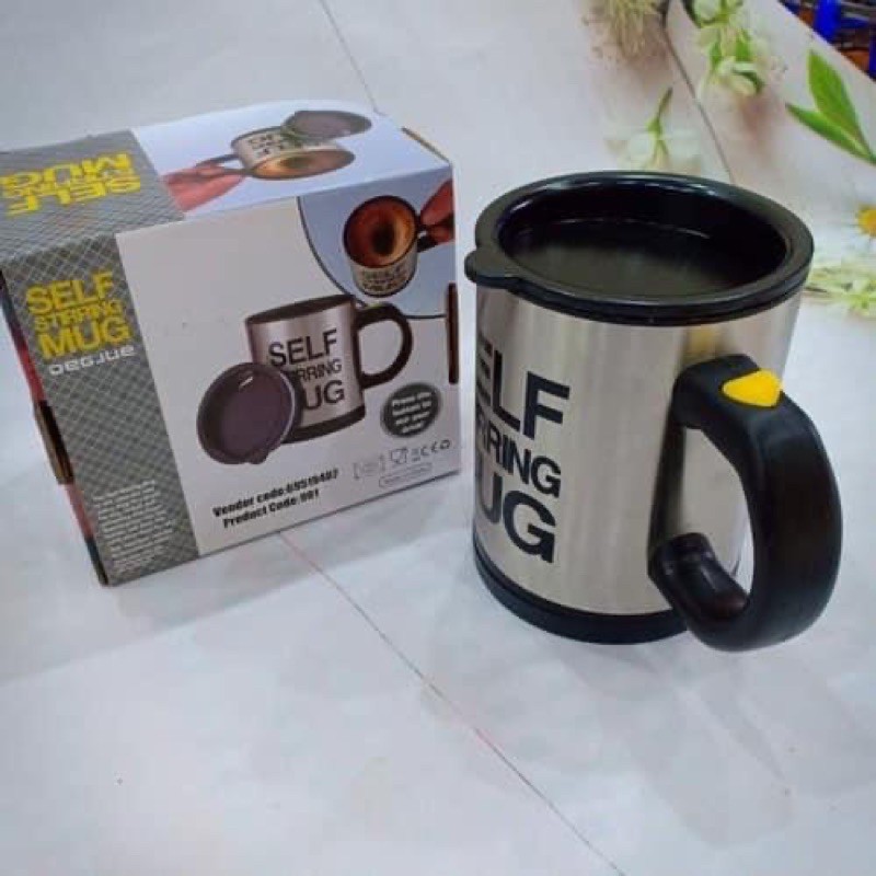 Cốc tự khuấy, ly pha cafe tự động Self Stirring Mug