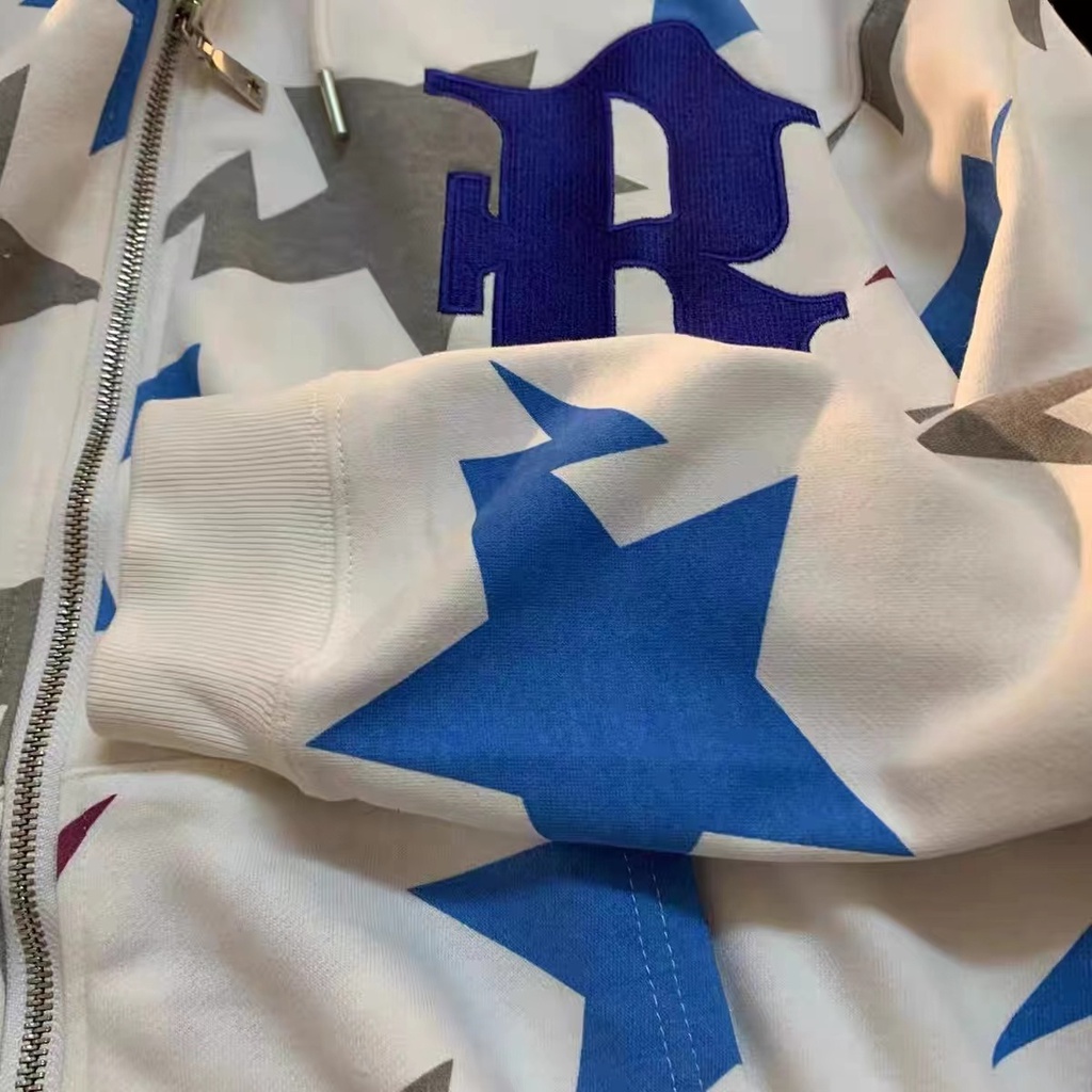 Áo Khoác Nữ Tay Dài Có Nón In Hình Ngôi Sao Xinh Xắn