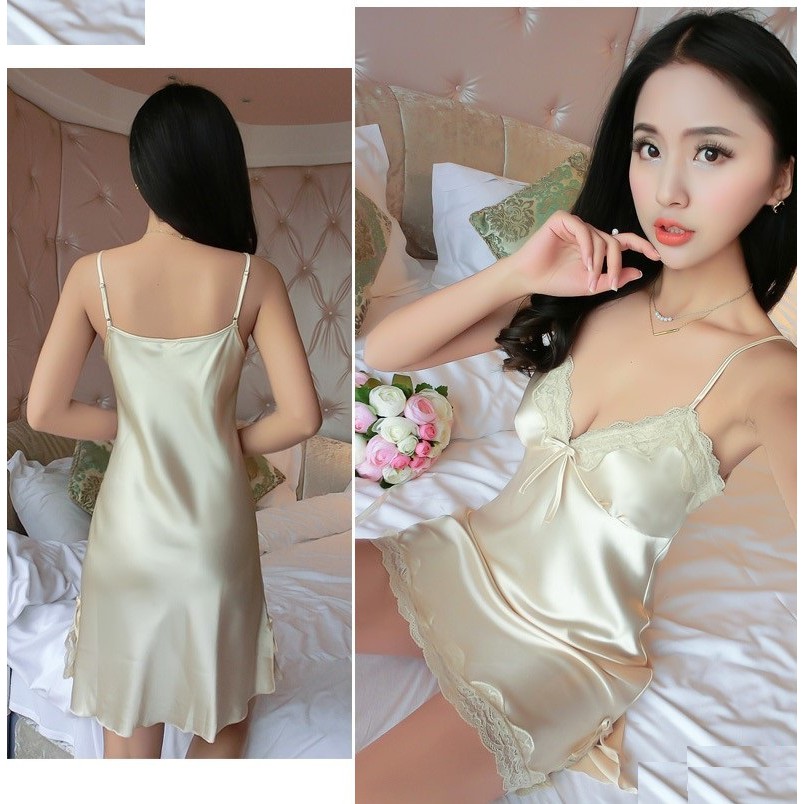 Đầm Ngủ Phi Bóng Trẻ Trung CDANP04 -Đen