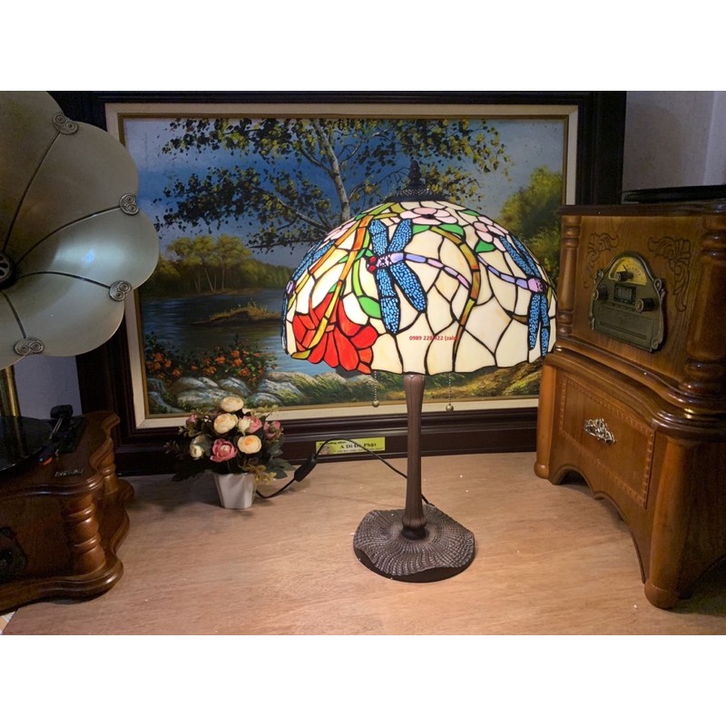 Đèn phong cách cổ tiffany - Desk lamp tiffany vintage