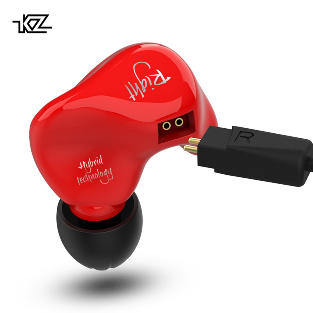 KZ ZS4 Hybrid technology Stereo In Ear Earphones Headset Armature Driver Monitor Earphone Earbuds Headset for Phones and Music