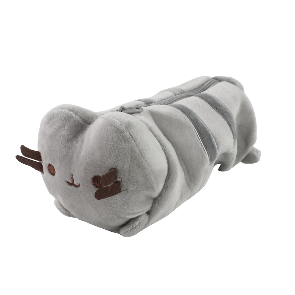 Túi Đựng Bút Hình Mèo Hoạt Hình Nhồi Bông 28cm Dễ Thương