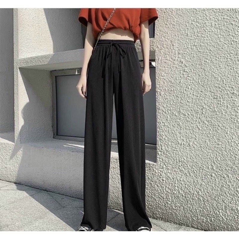 Quần suông tăm lạnh ống rộng chất đẹp free size Thời Trang Giá Xưởng Official