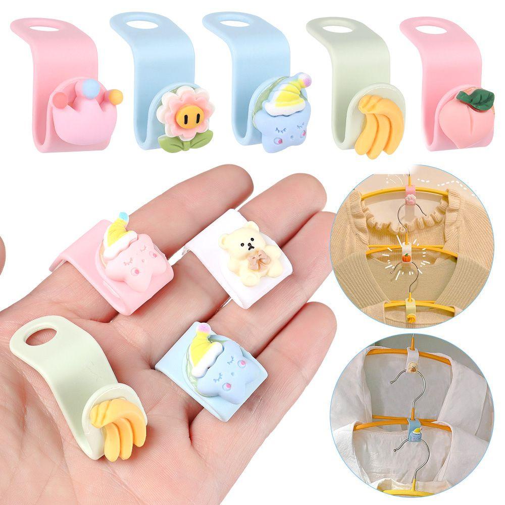 LONTIME Móc Treo Quần Áo Mini Tiết Kiệm Diện Tích Giá Đỡ