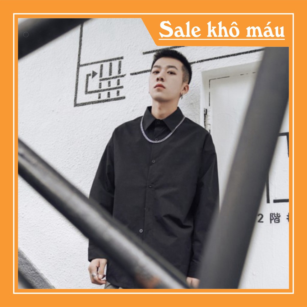 Áo Sơ Mi Đen Dài Tay Hàng Siêu Cấp, Chất Cực Đẹp - A9 | BigBuy360 - bigbuy360.vn