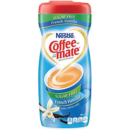 Bột kem sữa coffee mate có vịsugar free dạng hộp