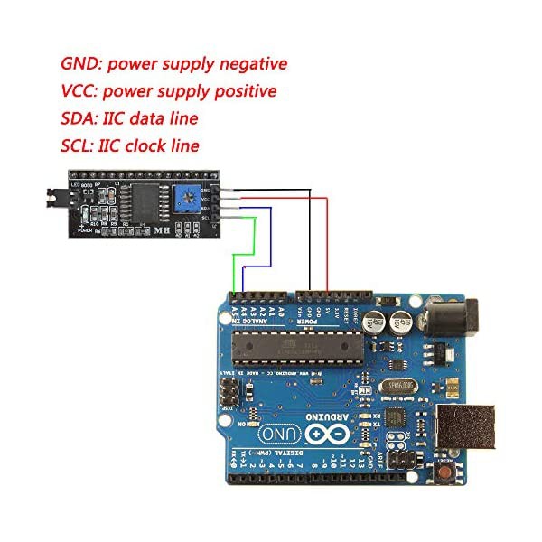 Module Chuyển Đổi I2C Cho LCD1602 LCD1602A LCD2004