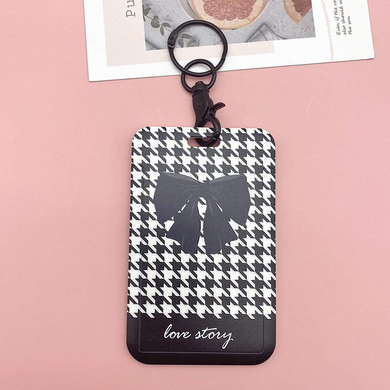 Vỏ Đựng Thẻ ID Có Dây Đeo Phong Cách Ins Cho Học Sinh Ốp