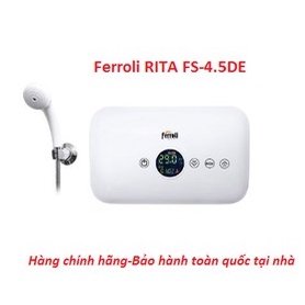 Máy Nước Nóng Trực Tiếp Ferroli RITA FS-4.5DE Hiển Thị Nhiệt Độ