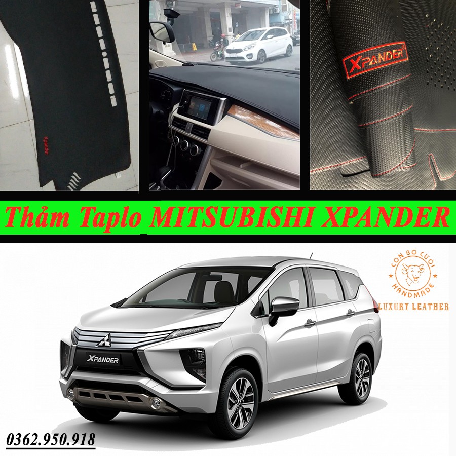 Thảm Taplo Mitsubishi Xpander Da Vân Carbon Cao Cấp, Chống Nóng Taplo Xe.