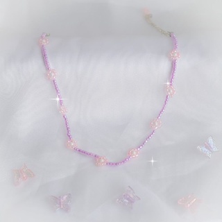 choker hạt cườm hoa cúc dễ thương