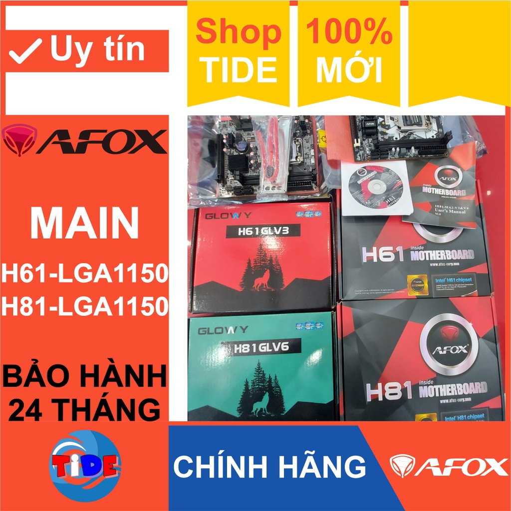 Mainboard – Bo mạch chủ - Main H61 | H81 | ( LGA 1150 và LGA1150 ) – Chính hãng – Bảo hành 2 năm