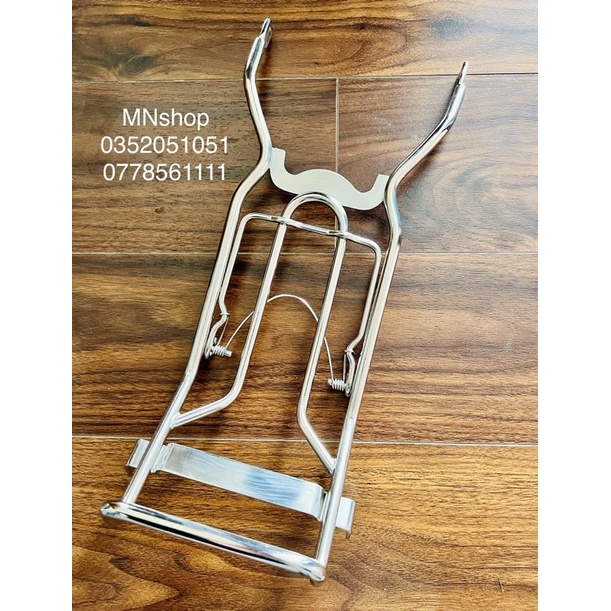 ♥ BAGA GIỮA GIÁ ĐỠ TRUNG TÂM CUB 125 INOX 10 LY H2C