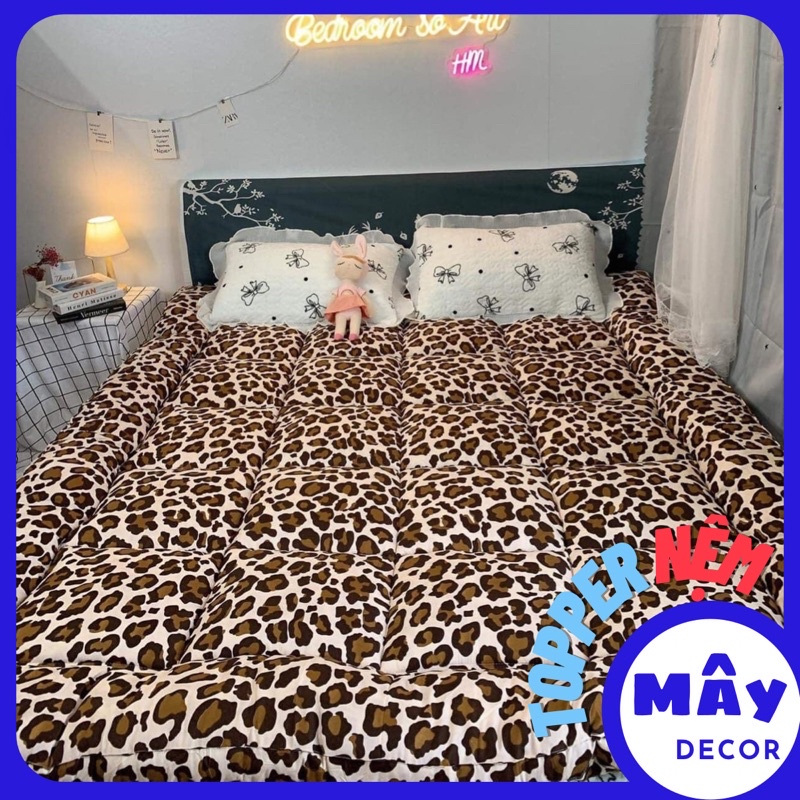 Topper Nệm (6-8cm) Tấm Topper Tiện Nghi Cao Cấp Gấp Gọn Gàng Khi Không Sử Dụng