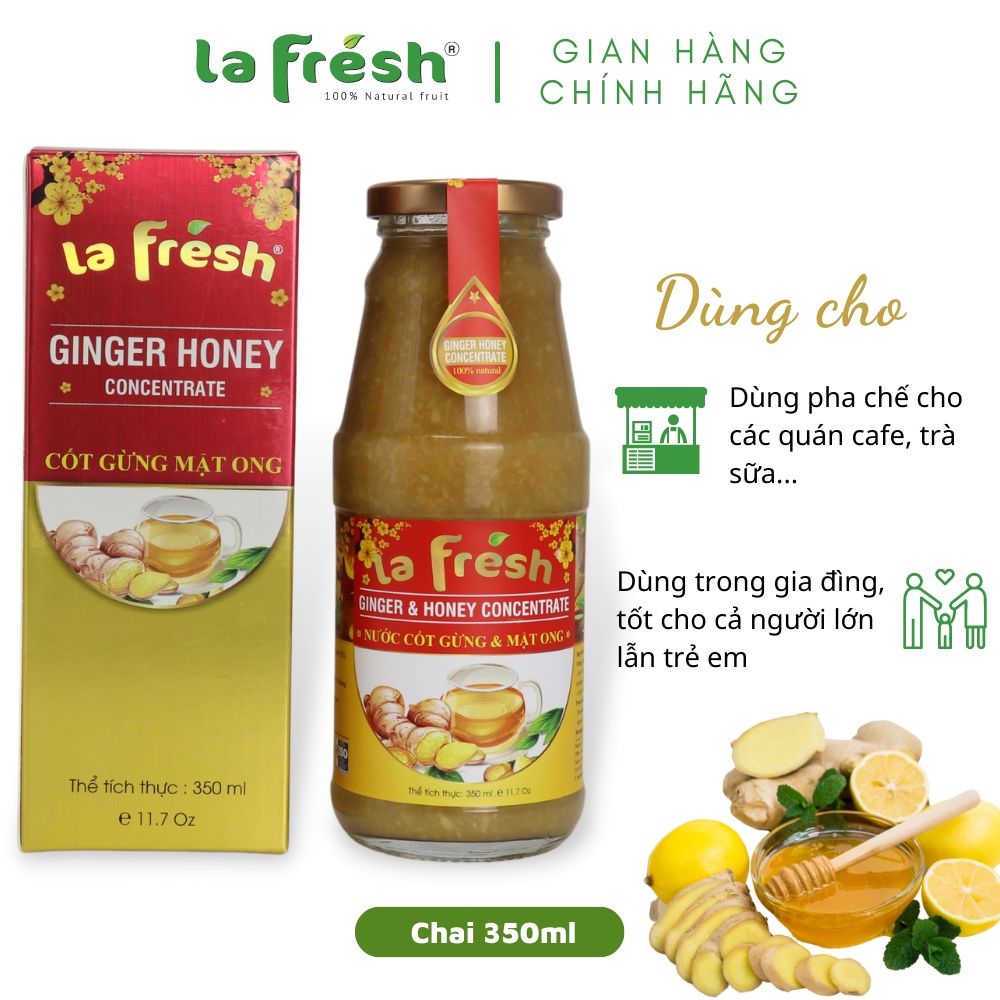 Gừng Mật Ong Lafresh Đà Lạt 350ml