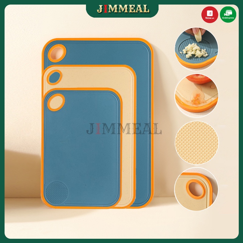 Thớt Nhựa PP Kháng Khuẩn Jimmeal An Toàn Đa Năng Có 3 Kích Thước Tiện Dụng