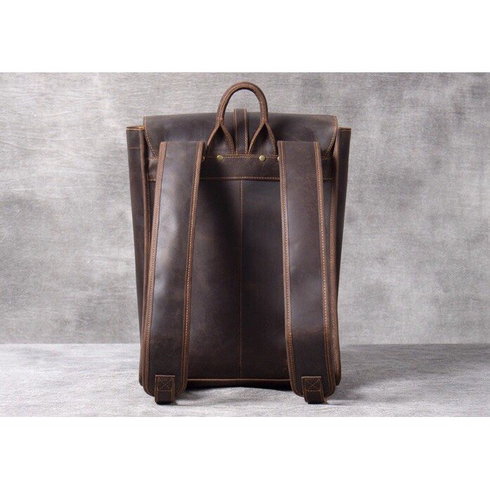 Balo Da Bò Đựng Lap 14Inch Da Bò Thật HBLDB29