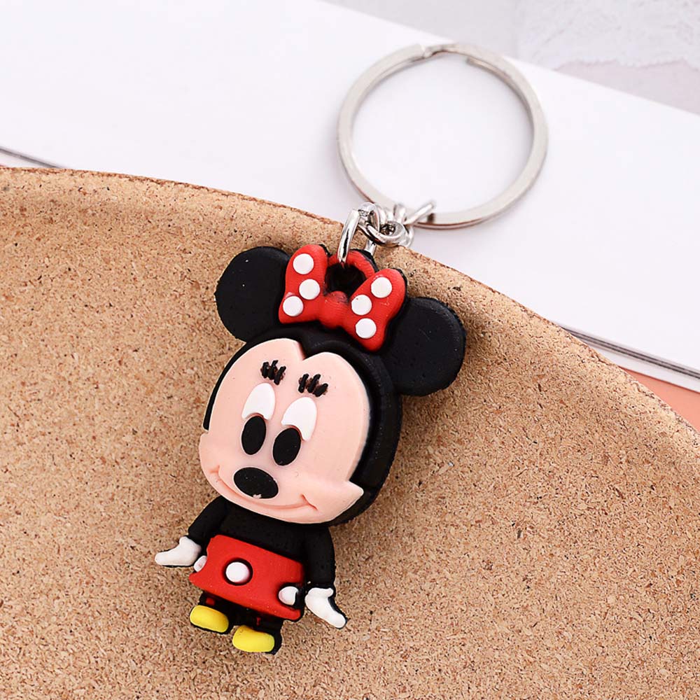 Móc Chìa Khóa Hình Chuột Mickey Minnie Donald Dễ Thương