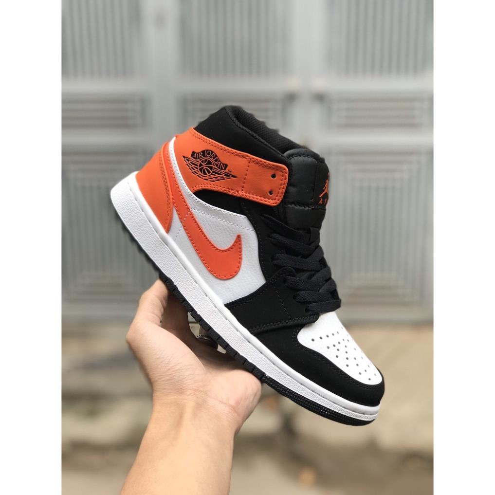 📢 Giày Thể Thao, Giày Sneaker Jordan Cổ Cao Màu Cam | BigBuy360 - bigbuy360.vn