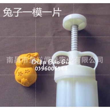 Khuôn trung thu thỏ đứng LX23