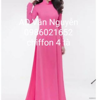 Áo Dài 4 tà trơn