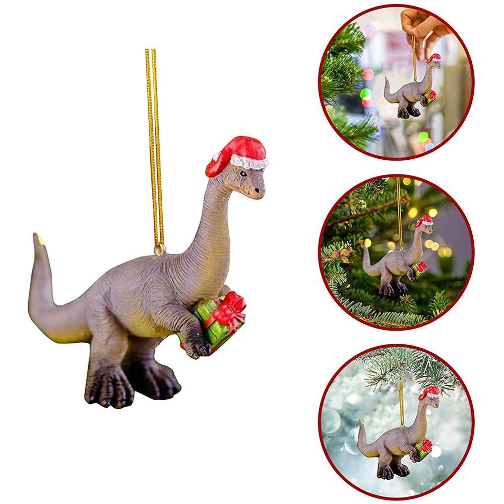Set 4 Khủng Long Trang Trí Giáng Sinh Năm Mới