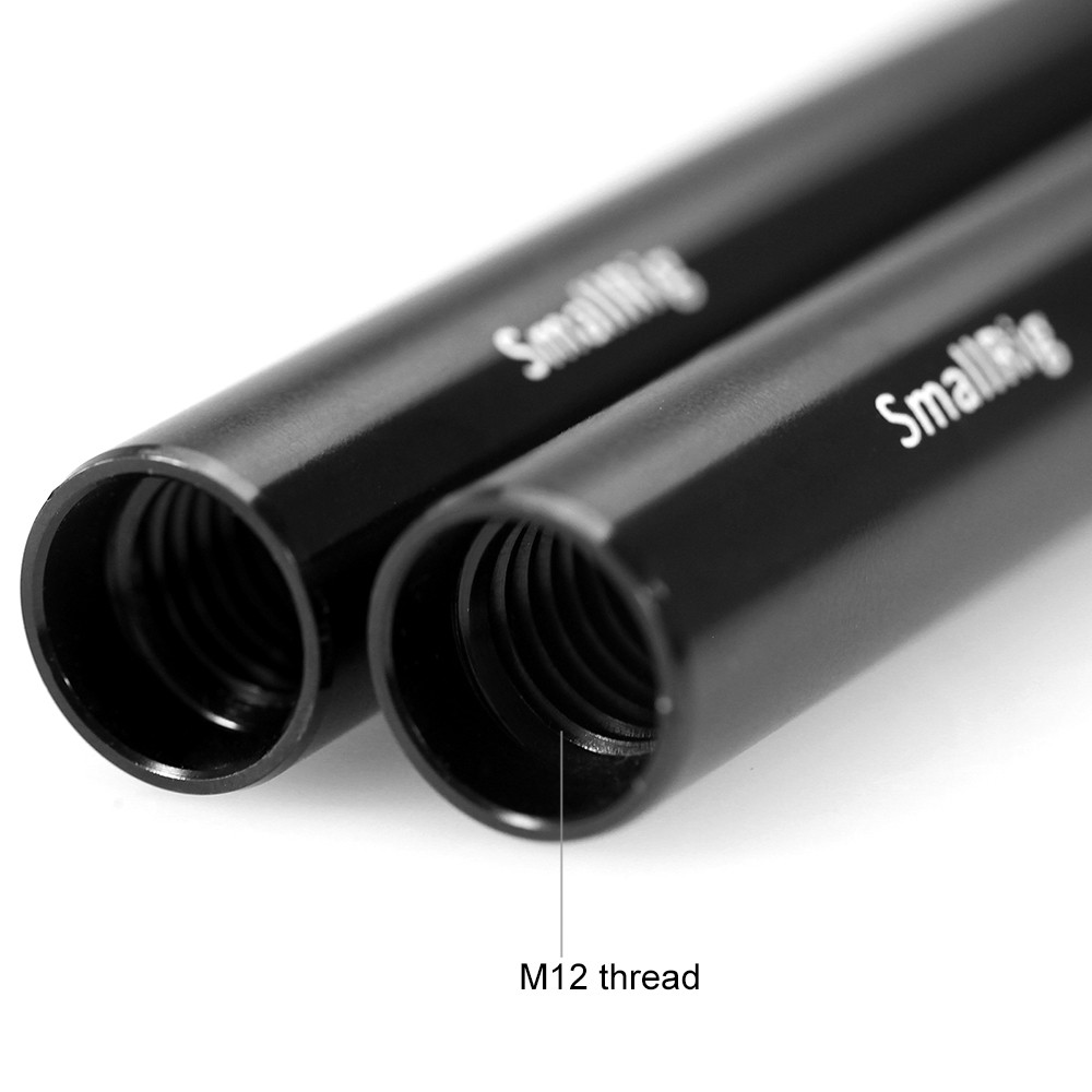 SmallRig Alloy Pair of 15mm Rods (M12-12inch) 1053