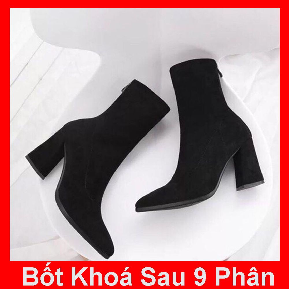 Bốt Nữ Hàn Quốc Đế 7p Khoá cạnh 9 Phân Khoá Sau Nhẹ Nhàng Cho Nàng | BigBuy360 - bigbuy360.vn