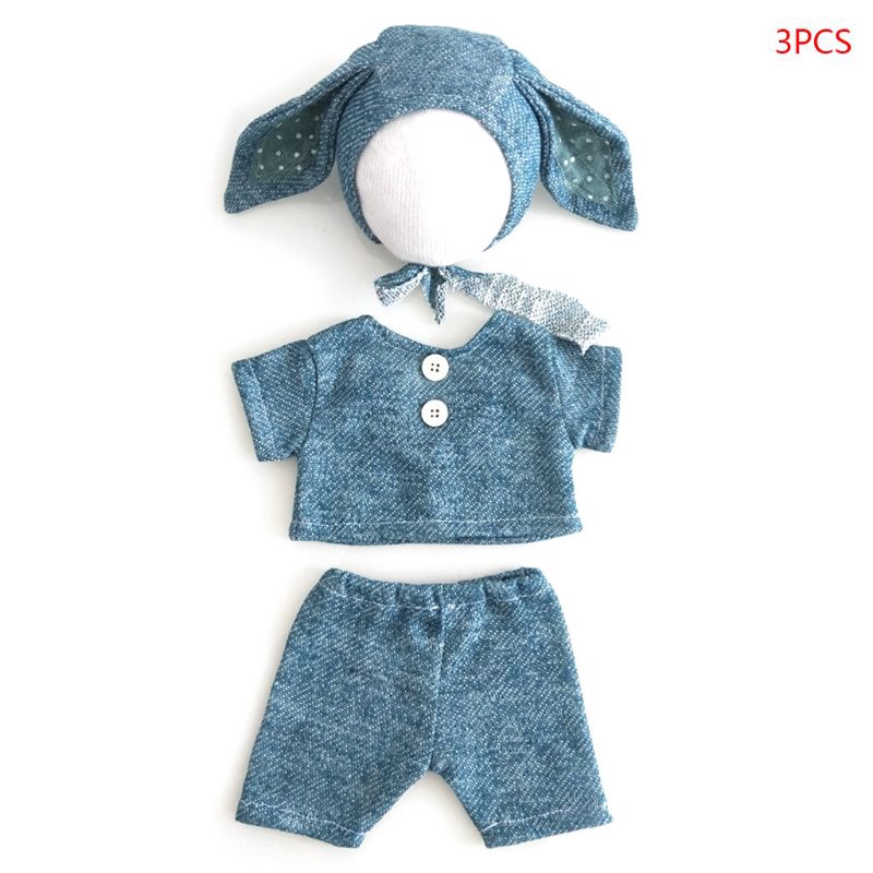 Mary☆3Pcs/set Infant Photo Clothing Sweet Newborn Baby Photography Clothes Accessories Hat Pants Outfits