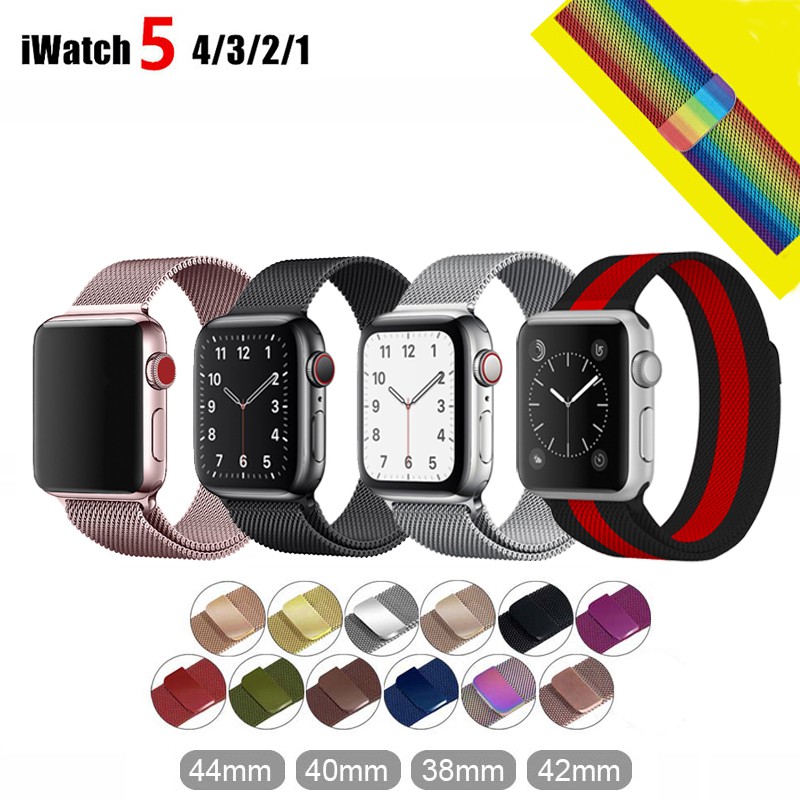 Dây đeo thay thế dành cho Apple Watch Series 1 2 3 4 5 6 SE 38mm 40mm 42mm 44mm