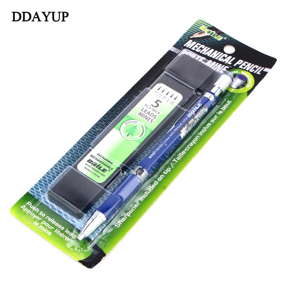 Ngòi bút chì bấm 2B 2mm chất lượng cao