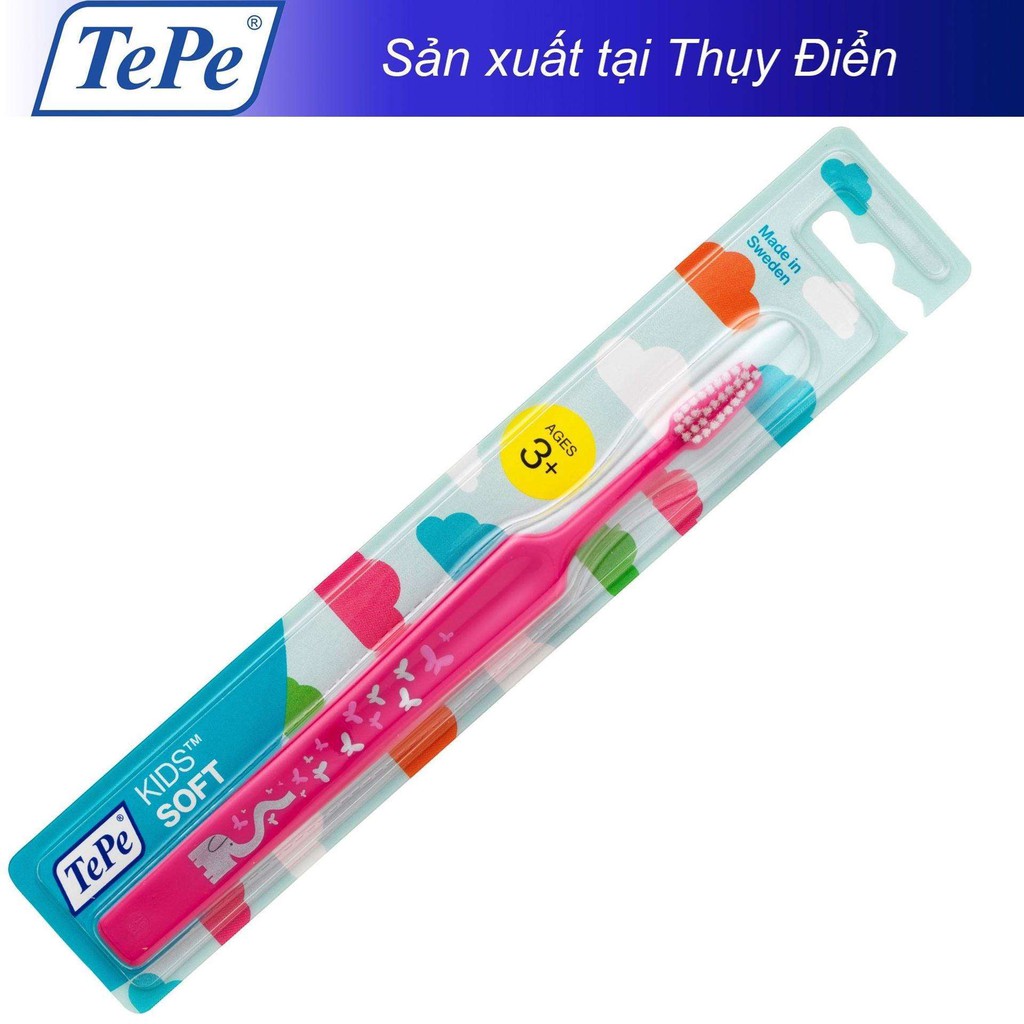 Bàn Chải Đánh Răng Siêu Mềm Cho Trẻ Trên 4 Tuổi Tepe Kid X-Soft