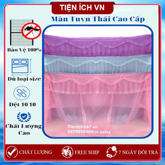 Màn Mùng Chống Muỗi,Màn tuyn Thái Lạnh Dệt 10/10 Giá Tốt Nhất Thị Trường Chuyên Cung cấp sỉ cho đại lý