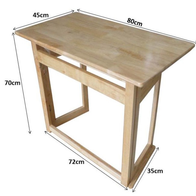 Bàn làm việc, Bàn học xếp gọn thông minh bằng gỗ