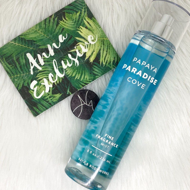 Body mist papaya paradise cove hàng Thái 236ml ngọt ngào, thanh nhẹ thoảng của trái cây tươi mát và thiên nhiên