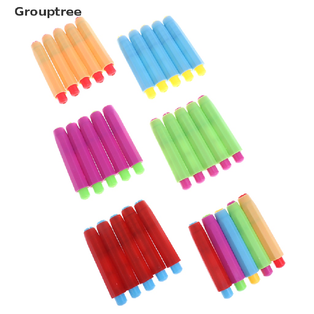 Set 5 Dụng Cụ Giữ Phấn Không Độc Hại Nhiều Màu Sắc Cho Dạy Học