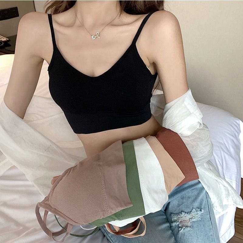 Áo Bra Tập Gym - Bra 2 Dây Gân Tăm Hở Lưng Quyến Rủ - Áo Ngực Nữ Không Gọng B367